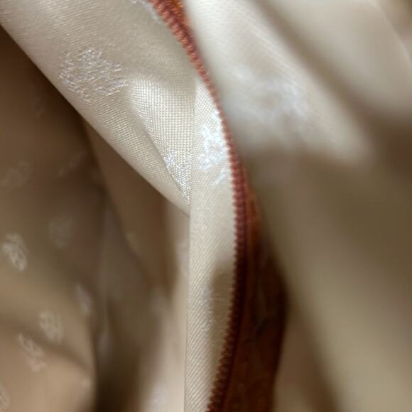 BROOKS BROTHERS SNAKESKIN TRIM CANVAS BLEND BAG - Picture 7 of 9